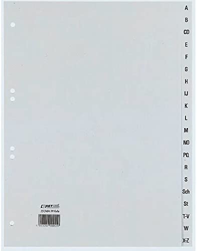 Rexel Ring Binder Polypropylene (Alphabetic Register, DIN A4) - Grey
