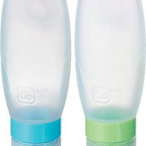 Go Travel Squeezy 100ml Cabin Approved Bottles for Liquids -2 Per Pack (Ref 660)
