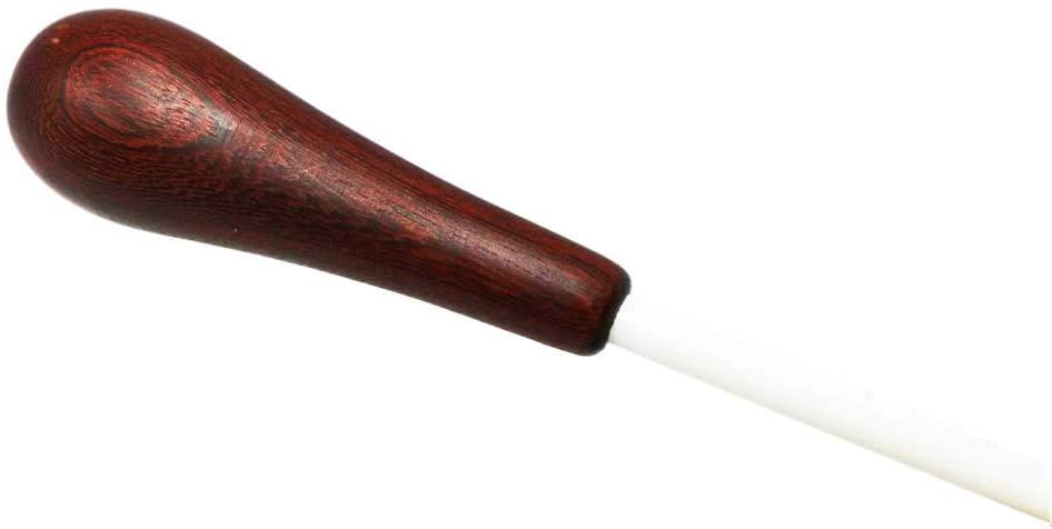 MOREYES Music Baton Orchestra Baton Band Conducting Baton with Tube Sleeve (wood Handle), Rosewood Handle - Image 3