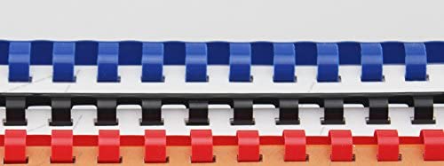 Genie 12367 6 mm Pack of 25 A4 Plastic Binding Combs - Suitable for All Binders Black - Image 3