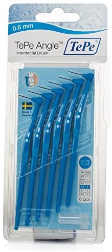 Tepe Angled Blue Interdental Brush 0.6mm 25 Pack, 25 count (Pack of 1) - Image 3