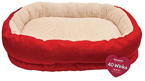 Rosewood Red Orthopaedic Dog Bed, 56 x 66cm, 53 x 72 x 15 cm (L x W x H) - Image 2