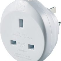 Go Travel Earthed UK-AUS Australian Compact China Adaptor including USB (Adapter Ref 627)