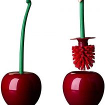 1 Pcs Cherry Shape Toilet Brush and Holder Set