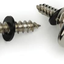 Planet Waves PWEEP202 Elliptical End Pins - Chrome, 1.0 in*0.07 in*0.05 in
