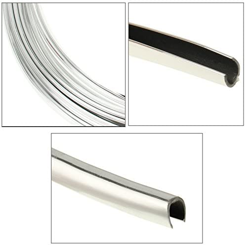 xtrafast Protective Door Moulding 6M, Silver, Chrome Finish, PVC, Weather-Resistant, Cuttable, Adhesive, Universal Fit - Image 4