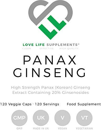 Panax (Korean) Ginseng 3500mg 20% Ginsenosides, 120 count (Pack of 1) - Image 3