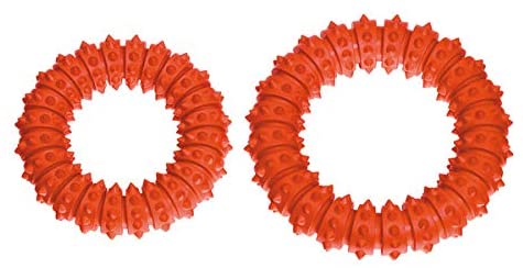 Karlie Boomer Rubber Aqua Ring, Large, Orange - Image 3
