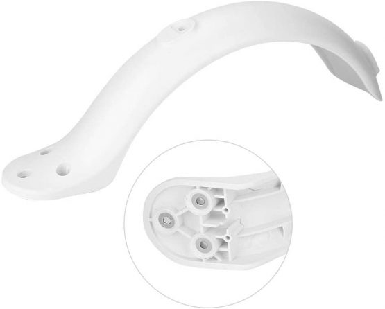 Alomejor Scooter Fender Electric Scooter Fender Rear Mudguard E-Bike Fender Repair Part Mudguard for Scooter Electric Bike E-Bike(White) - Image 4