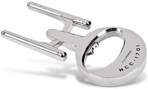 Star Trek Enterprise Bottle Opener, Fur White, (8.5 M) US