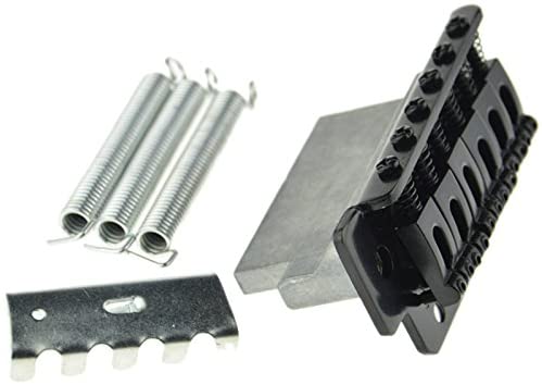 Black Tremolo Bridge for Strat Electric Guitar Set Replacement - Image 2