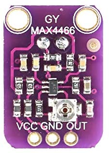 5pcs GY-MAX4466 Electret Microphone Amplifier MAX4466 Adjustable Gain Module, Purple - Image 4