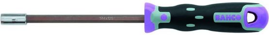 Bahco 032.1/4.125 BH032.1/4.125 Holder for 1/4-Inch Bits Magnetic, Purple/Black/Grey