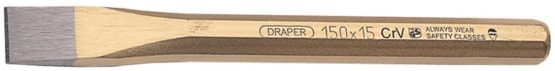 Draper 51554 97 Expert Octagonal Flat Cold Chisel, 15mm x 150mm
