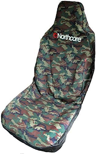 Northcore Surfing and Watersports Accessories - Water Resistant Car Seat Cover CAMO - Tough material that's going to last