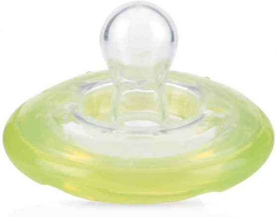 Nûby - 2 Natural Flex™ Dummy Cherry Shape - Green & Aqua - 6-36 Months - Image 3