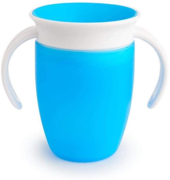 Munchkin Miracle 360 Degree Trainer Cup, 7 oz/207 ml, Blue