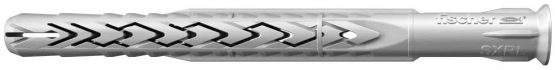 Fischer SXRL Long Shaft Dowel 8x100 Multiple Anchor Depths for Attaching Facades, Roof Substructures UVM. in Solid and Perforated Materials – 100 Pieces, Item no. 540881, Grey