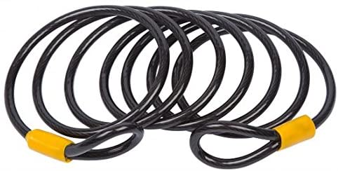 Fort Knox 77071 2.5 m x 8 mm Double Loop Cable, Black - Image 2