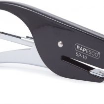 Rapesco 1271 SP-10 Stapling Plier, 12 Sheet Capacity, Black/Chrome