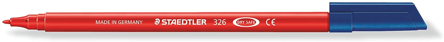 Staedtler 326-20 Noris Club Fibre-Tip Pens Approx. 1.0 mm Washable Pack of 10 in Cardboard Box Magenta, 1 count (Pack of 10)