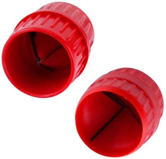 Her Kindness Deburring Tool Pipes De-Burring Cutters Universal Pipe Reamer3mm-38 mm(0.12in-1.5in) Inner-Outer Reamer Plumbing Tools Copper Tube Reamer Acrylic Tubing Chamfer Tool （1Pcs） - Image 4