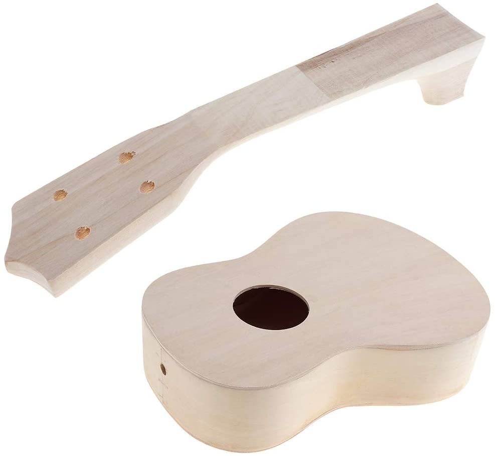 OriGlam 21 Inch DIY Ukulele Kit, Make Your Own DIY Kit, Soprano Hawaii Ukulele - Image 4