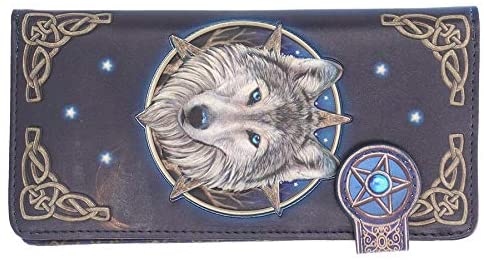 Nemesis Now Wild One Embossed Purse (LP) 18.5cm, Purple