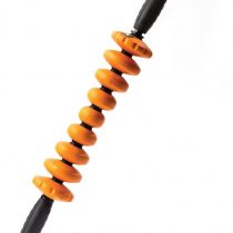 TRIGGERPOINT STK, Contour Massage Cane Stick, Handheld Foam Roller Deep Tissue Muscle Massage, Grey and Orange, 19.5 Inch/50 cm