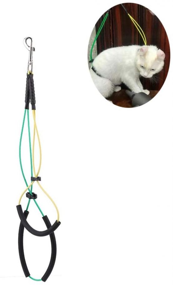 Pet NoSit Haunch Holder Pet Grooming Table Harness Double Noose Pet