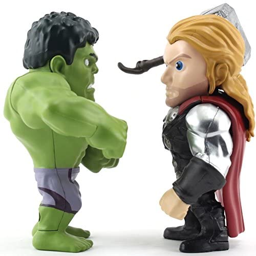 Metals Marvel 4 inch Classic Twin Pack - Hulk & Thor (M66), 4 Inches - Image 2