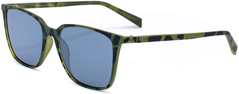 Italia Independent Unisex Adults’ 0039-035-000 Sunglasses, Green (Verde), 52