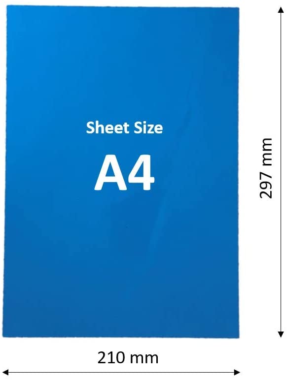 A4 Assorted Coloured Acetate Sheets for Visual Stress Relief ADHD Aids, Dyslexia aids, Red, Green, Blue, Yellow - Image 3