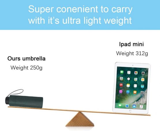 Vicloon Mini Travel Umbrella, Black Compact Folding Umbrella, Small Light-Weight Waterproof Umbrella, Rain and Sun Umbrella for Women Men and Kids (Dark Green) - Image 3