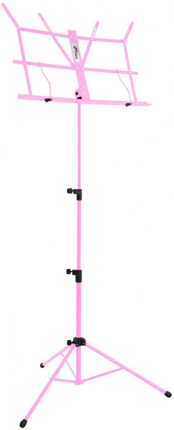 TIGER MUS49-PK | Portable Folding Music Stand | Pink