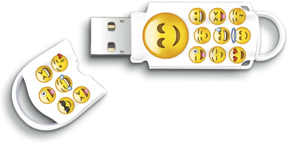 Integral 32GB XPression USB Drive in Emoji Design Fun and Funky Memory Stick Pen Drive, External Storage for Work Study and Leisure - Image 3