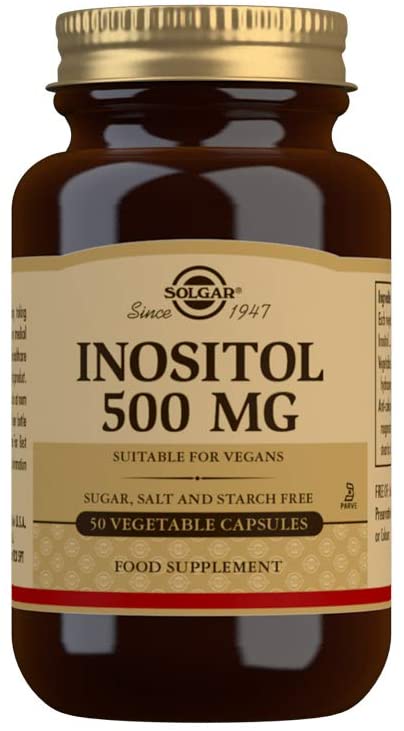 Solgar Inositol 500 mg Vegetable Capsules - Pack of 50 - Image 3
