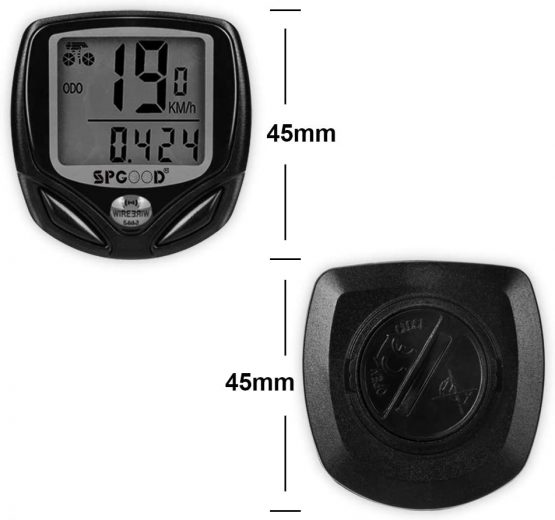 SPGOOD Bike computer wireless 16 functions waterproof LCD speed bike speedometer bike odometer cycling computer cycle speedometer - Image 2