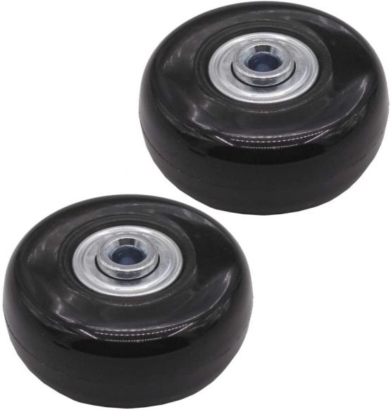 Leen4You Luggage Suitcase Replacement Wheels with Screws Axles Repair Tool for Luggage Suitcase Trolley,Skate Replacement Wheels(Pack of 2) (50mm x 18mm x 6mm) - Image 3