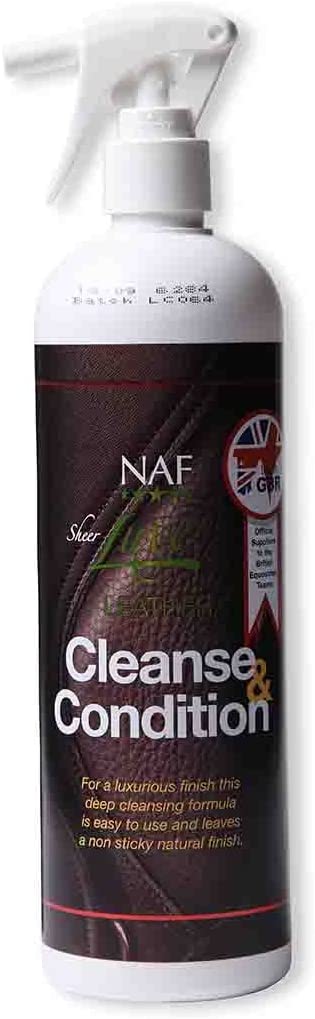 NAF Sheer Luxe Leather Cleanse & Condition 500ml, 2-in-1 Leather Cleaner & Conditioner, Deep Cleansing with Nourishing Finish - Image 2