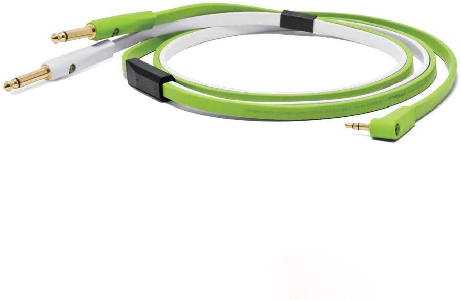 Neo d+ MYTS Class B (3.5mm to Stereo 1/4TS) 2.5M, green / white
