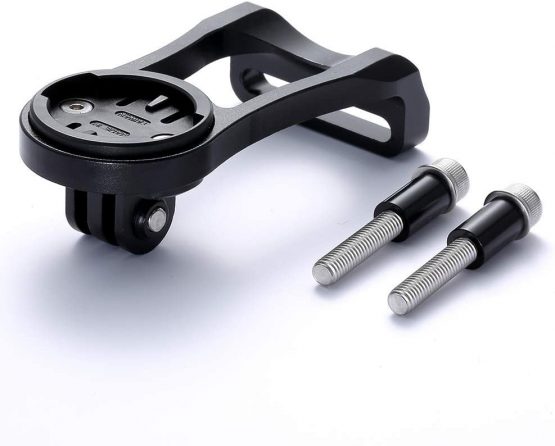 TedKat Wahoo Mount, Out Front Combo Bike Mount for Wahoo Elemnt,Wahoo Elemnt Bolt, Wahoo Elemnt Mini, and Camera (Wahoo Mount)