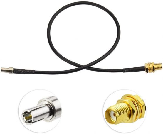 Eightwood 4G Antenna SMA to TS9 Cable 4G LTE Antenna SMA Female to TS9 Male with 30cm 11.8inch RG174 2pcs for SMA Aerial Hsdpa 2G 3G 4G Router UMTS Mobile Broadband - Image 2