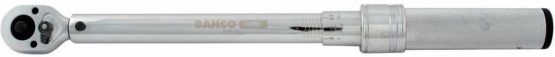 Bahco 7455-200 BH7455-200 Metric/Imperial Mechanical Torque Wrench, Silver, 1/2-Inch, 40-200 nm