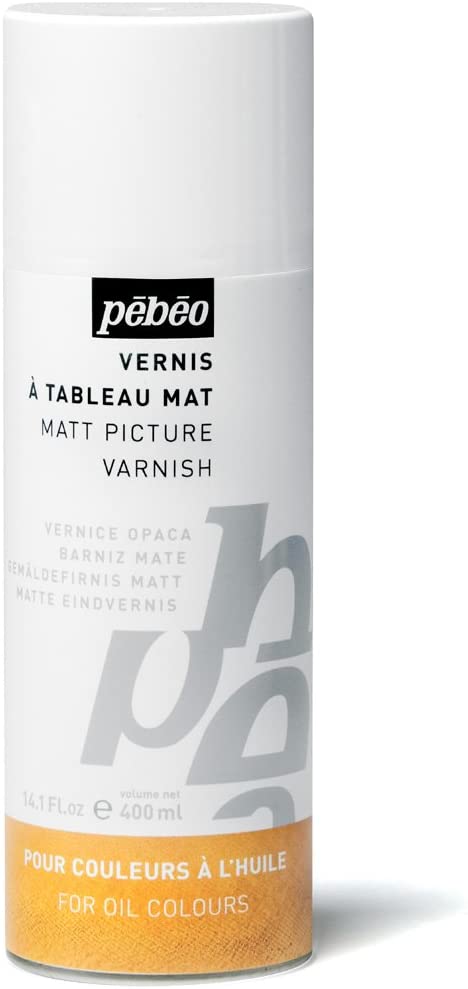Pebeo 650817 400 ml Matt Picture Varnish Spray, Transparent, 400 ml (Pack of 1)