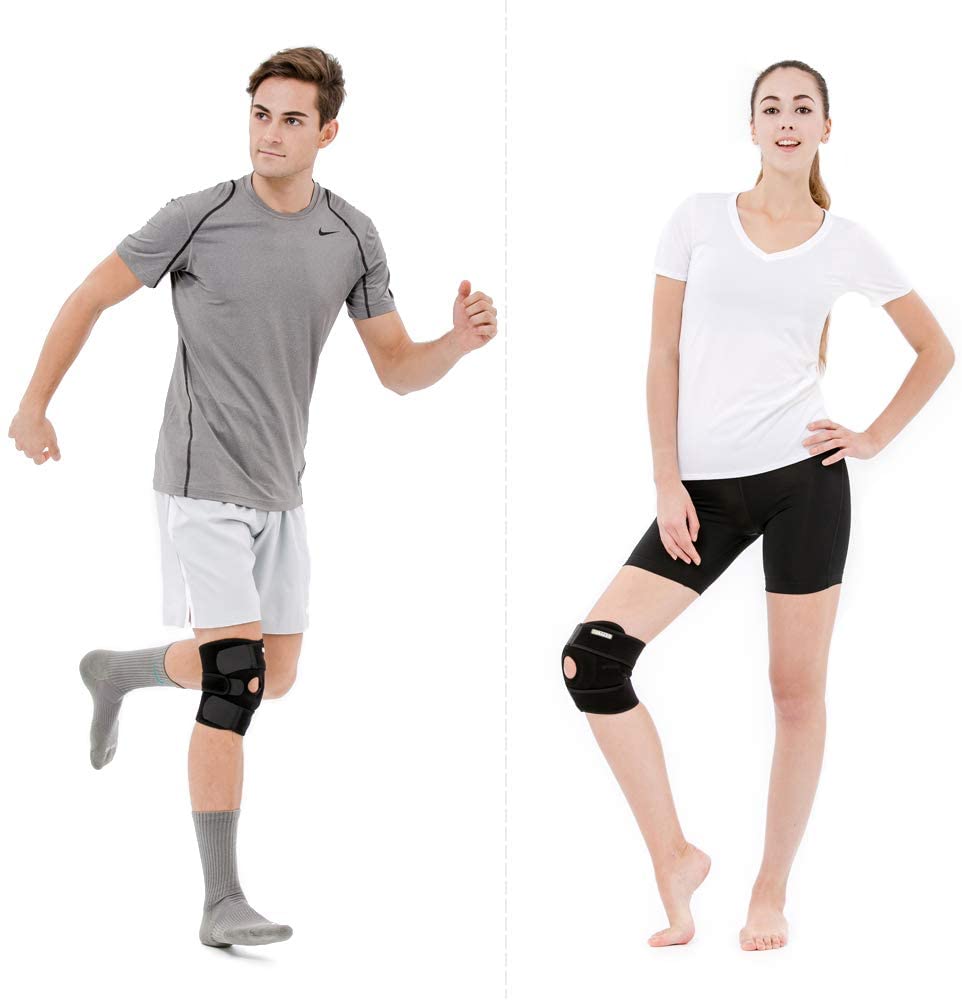 BRACOO Adjustable Compression Knee Support with Patellar Pad for Men & Women, Knee Brace Sleeve for Arthritis Runner's Knee - Image 3