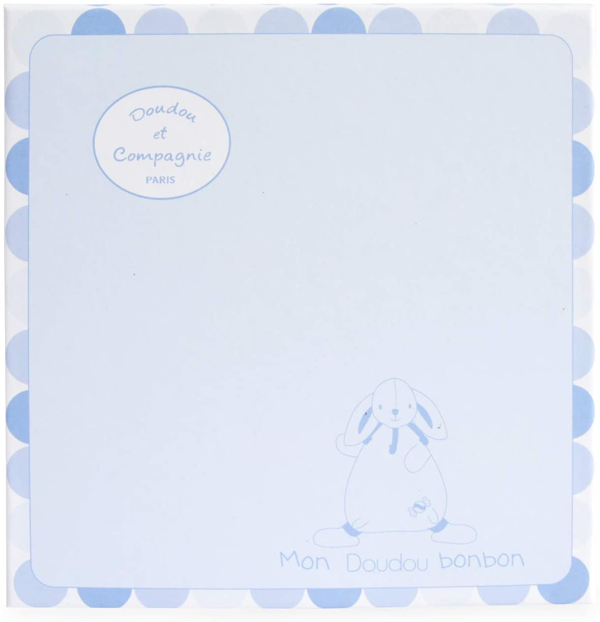 Doudou et Compagnie DC2121 Blue Lapin Bonbon Doudou Comforter, Baby - Image 3