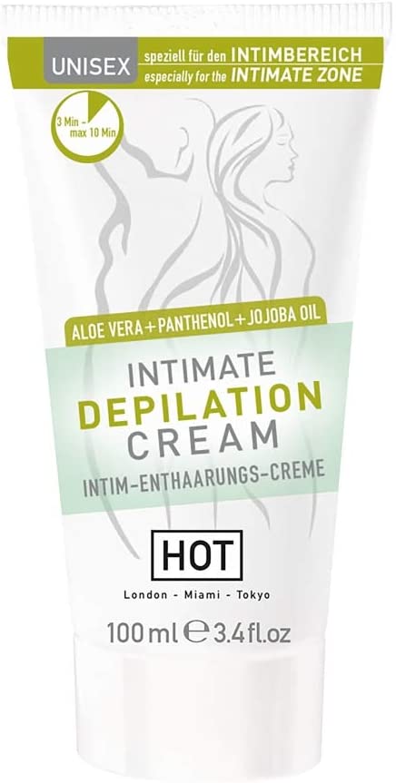 Hot Intimate Depilation Cream 100ml, Transparent/White, 100 ml (Pack of 1)