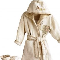 Natures Purest - Sleepy Safari - Bathrobe and Slippers , Beige, 6 Months
