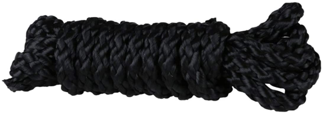 Ouch! Kinbaku 1,5 Meter Soft Nylon Mini Rope Black - Image 3